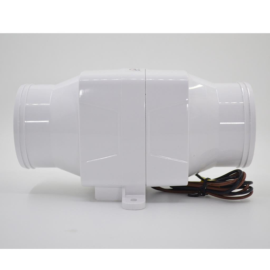 3 Hose Inline Marine Bilge Air Blower 24V 130 CFM Quiet Boat RV White"
