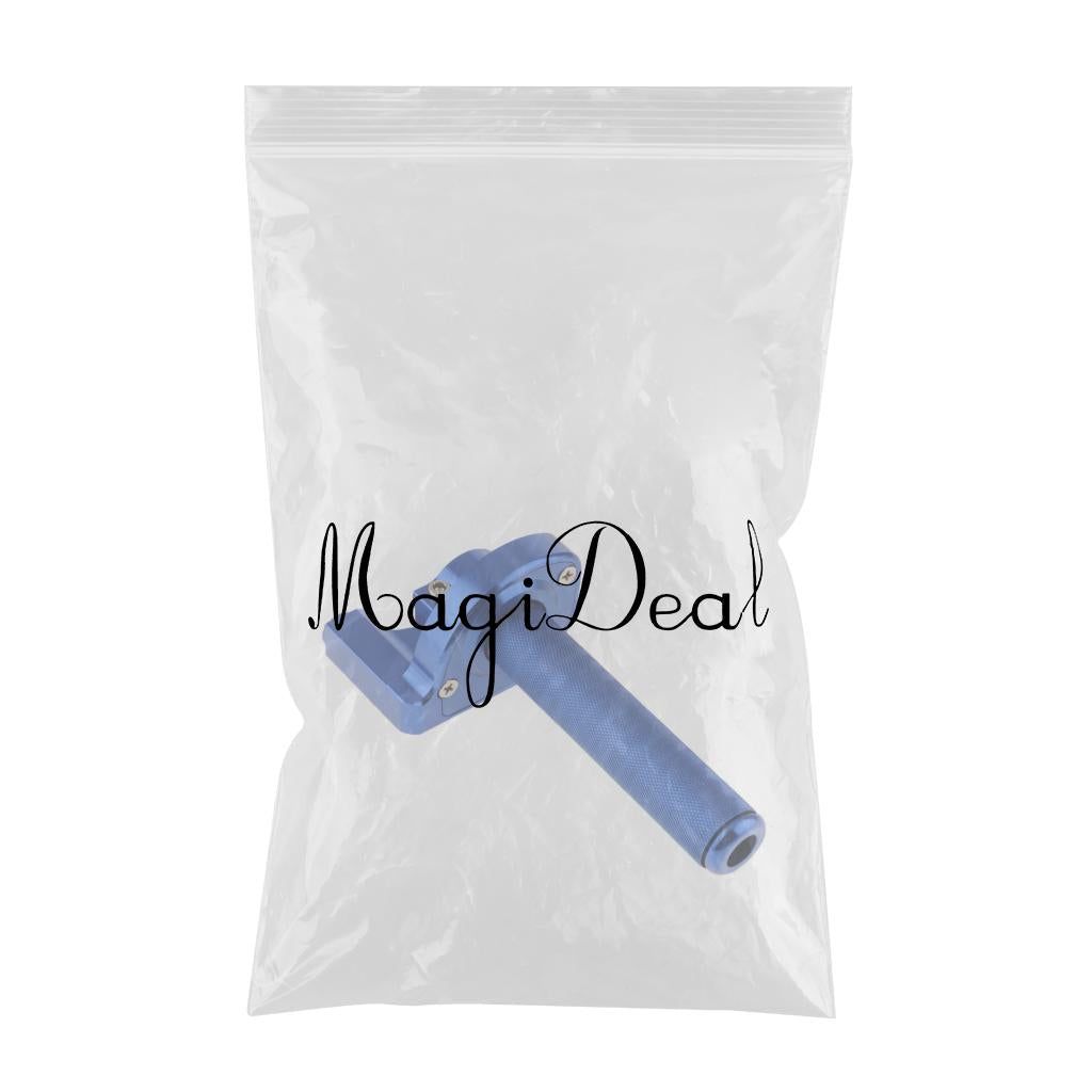 Motorcycle 7/8'' 22mm Handbar Quick Twist Throttle Housing Grip Blue