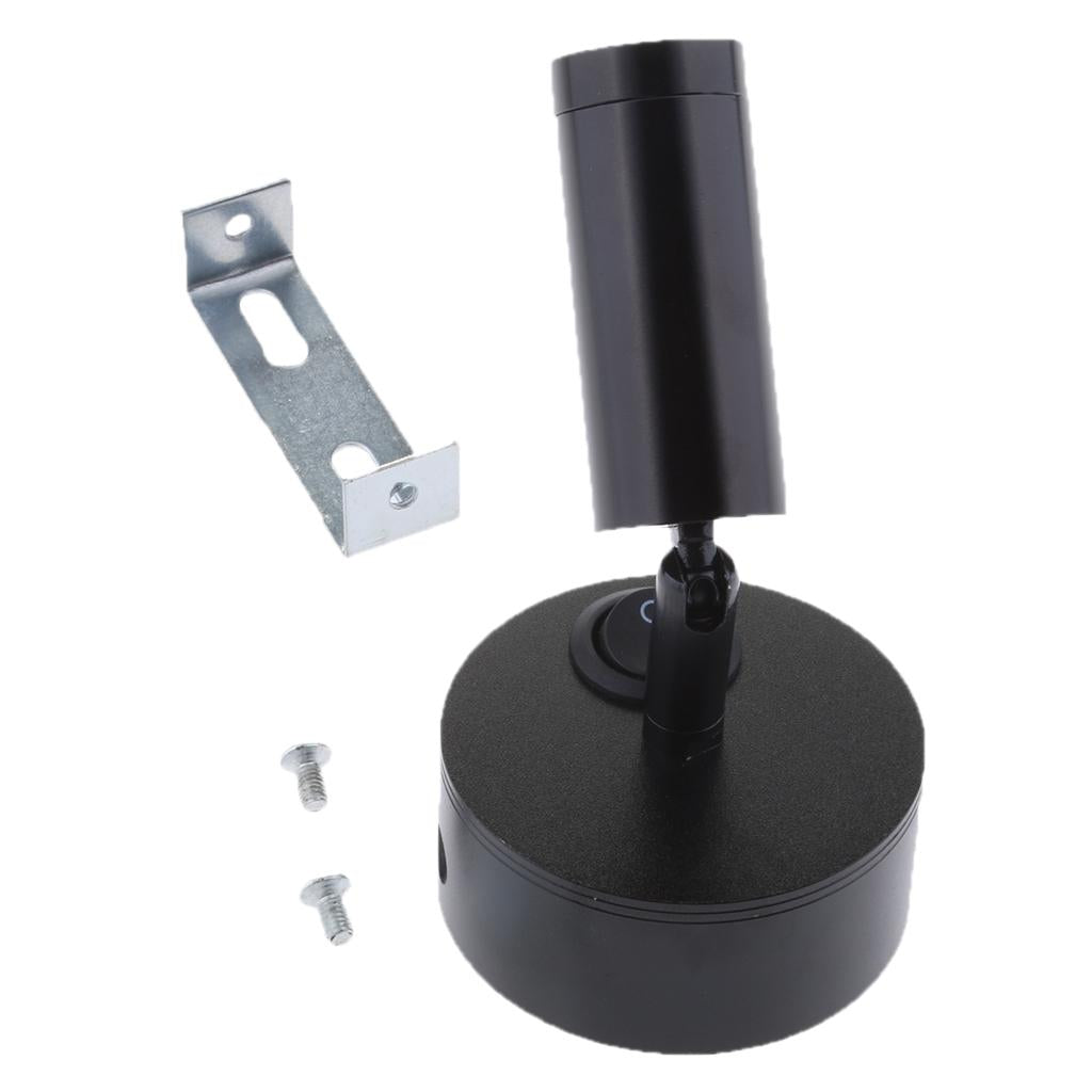 12V 3W Adjustable LED Bedside Reading Light Wall Mount Lamp 3000K Black
