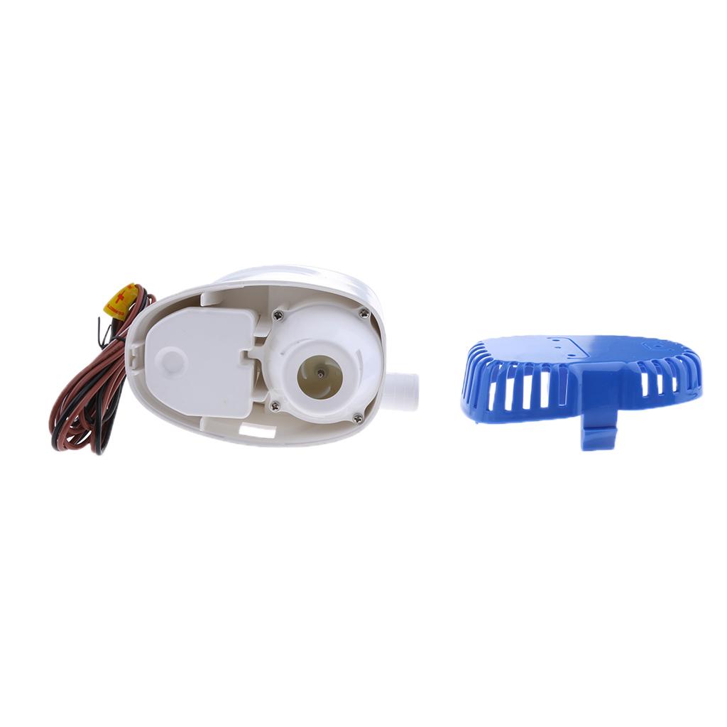 12V 600GPH Automatic Submersible Yacht Bilge Water Pump Auto w/ Float Switch