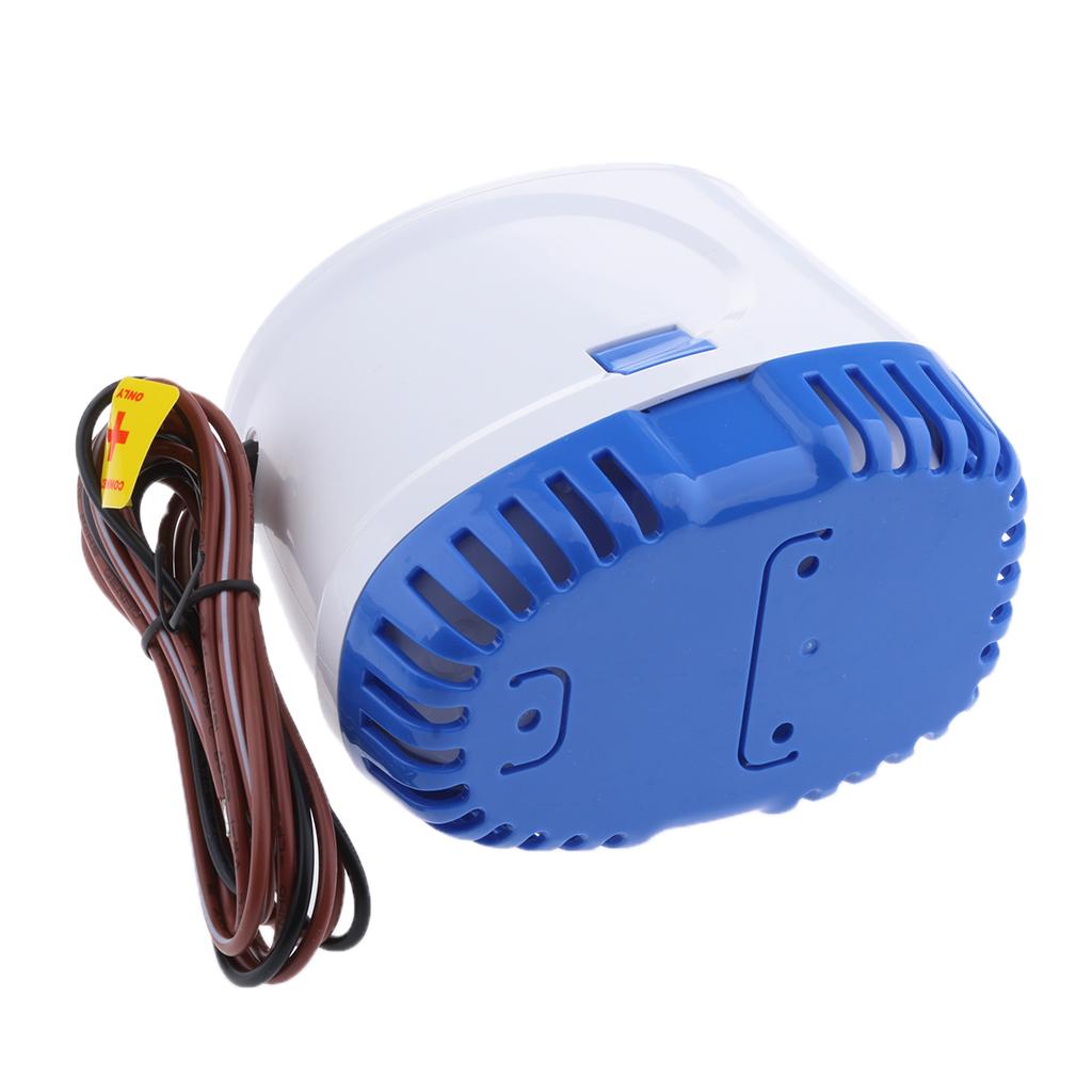 12V 600GPH Automatic Submersible Yacht Bilge Water Pump Auto w/ Float Switch