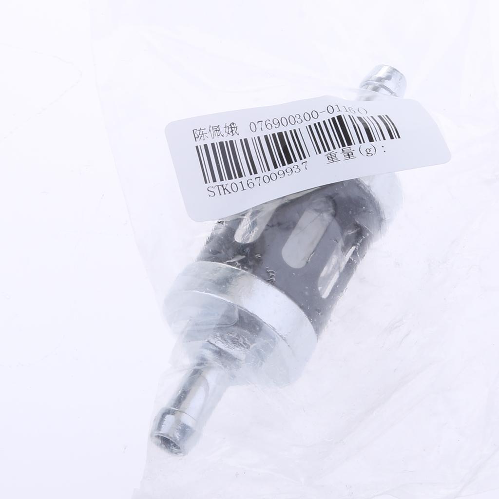 Universal Fuel Filter for Motorcycle Car Dirt Pit Bike ATV Quad SUV Black
