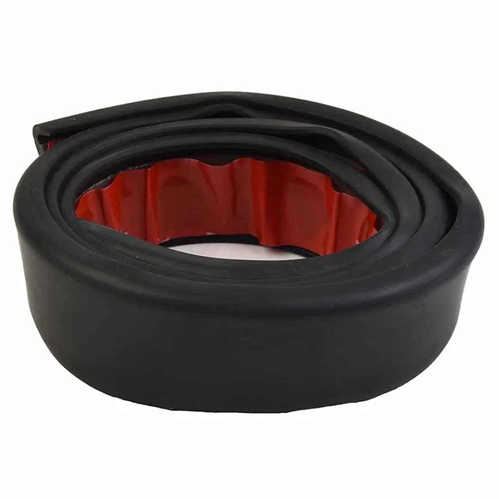 3.5cm Width Universal Car Wheel Eyebrow PVC Protector Strip Wheel Arch Fender Trim Strip, 1.5m - Black