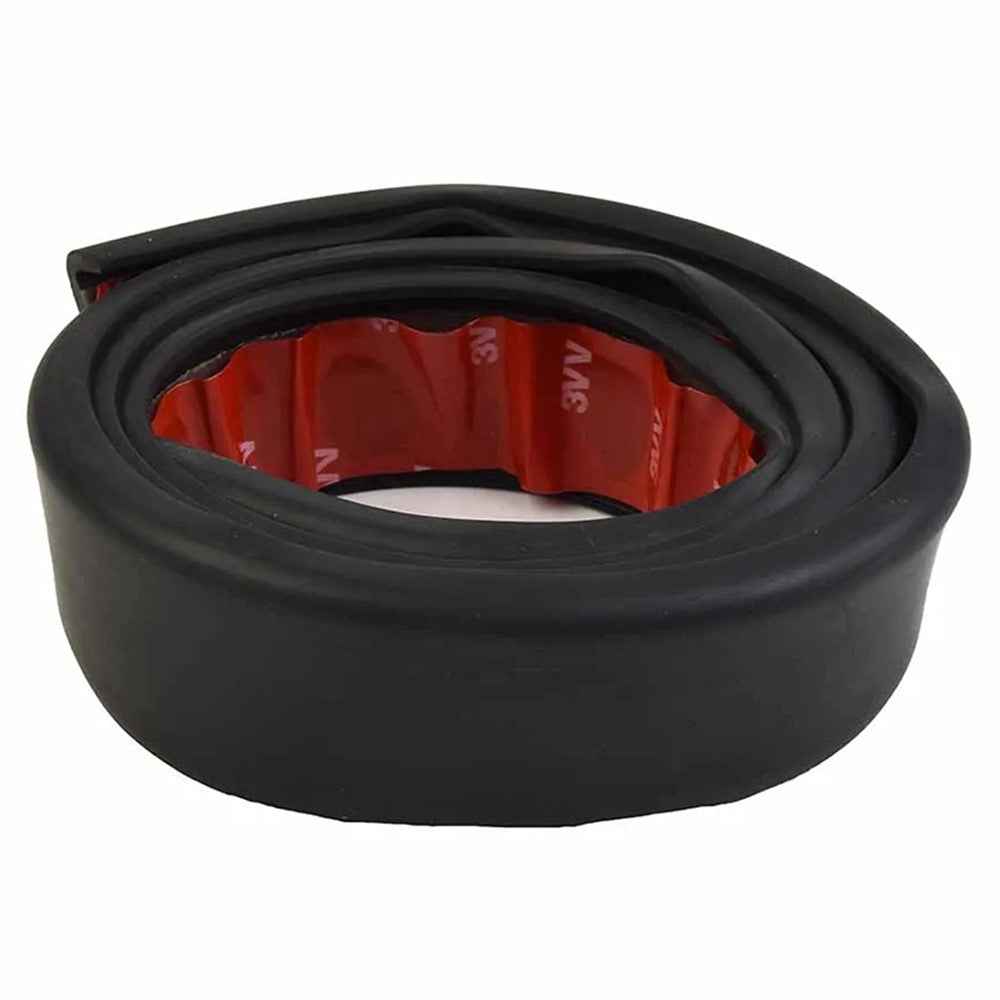 4.5cm Width Car Wheel Eyebrow Anti-Collision PVC Strip Wheel Arch Fender Trim Sticker, 1.5m - Black