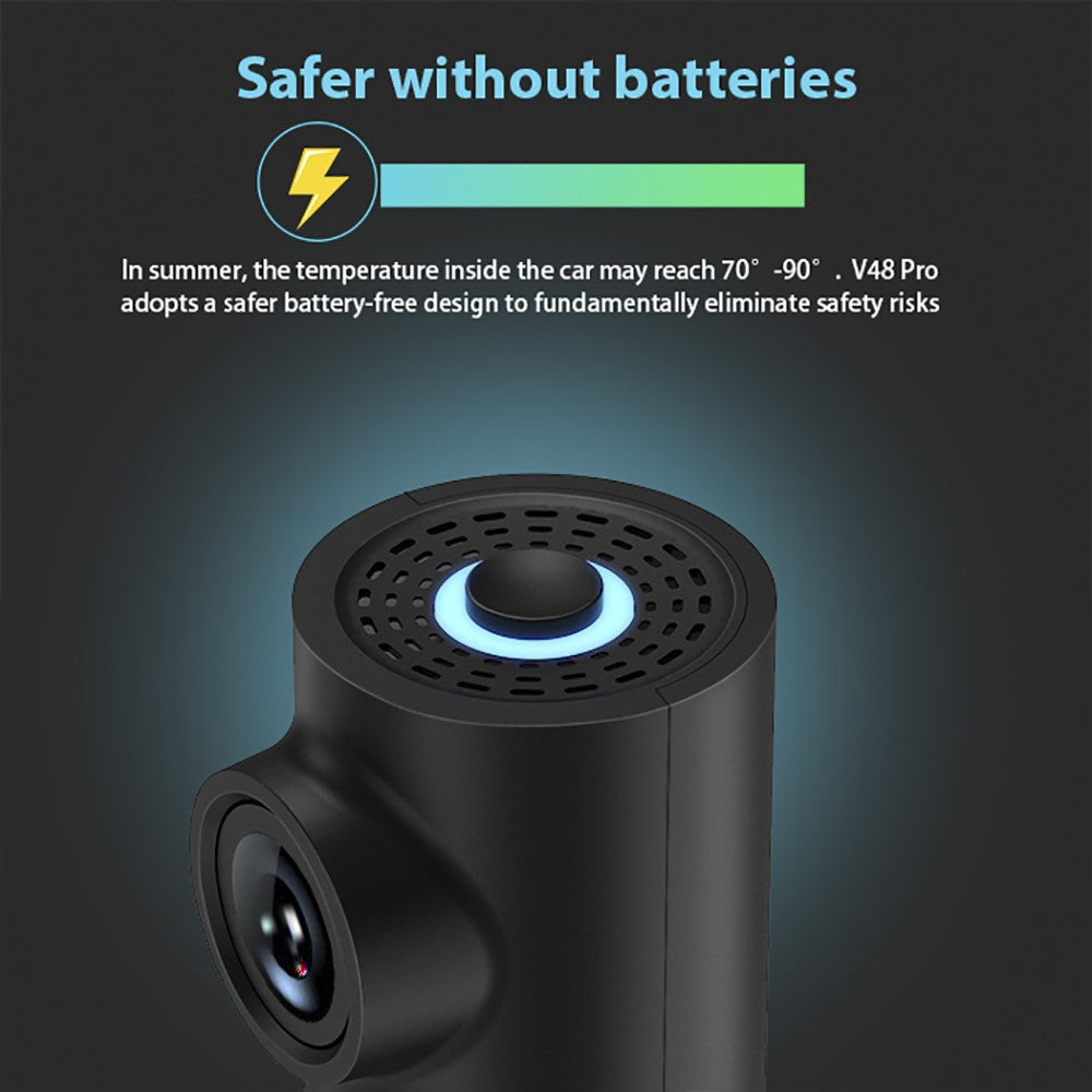 LF9pro 1080P FHD 130° Wide-Angle Mini Car Recorder Wifi Mini Car DVR