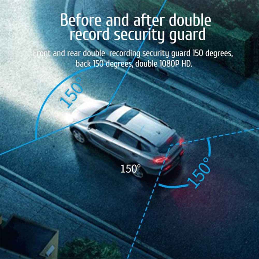 GT400 4 inch IPS HD Screen Car DVR Loop Record GPS Tracking Night Vision Cam Recorder
