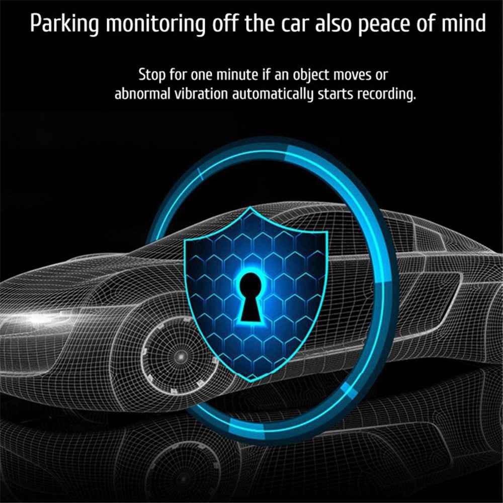 GT400 4 inch IPS HD Screen Car DVR Loop Record GPS Tracking Night Vision Cam Recorder