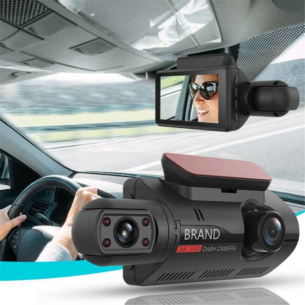 A68 3 inch 110 Degrees Car DVR 1080P HD Parking Monitoring Loop Recording Dash Cam Front Rear Dual Camera Driving Recorder