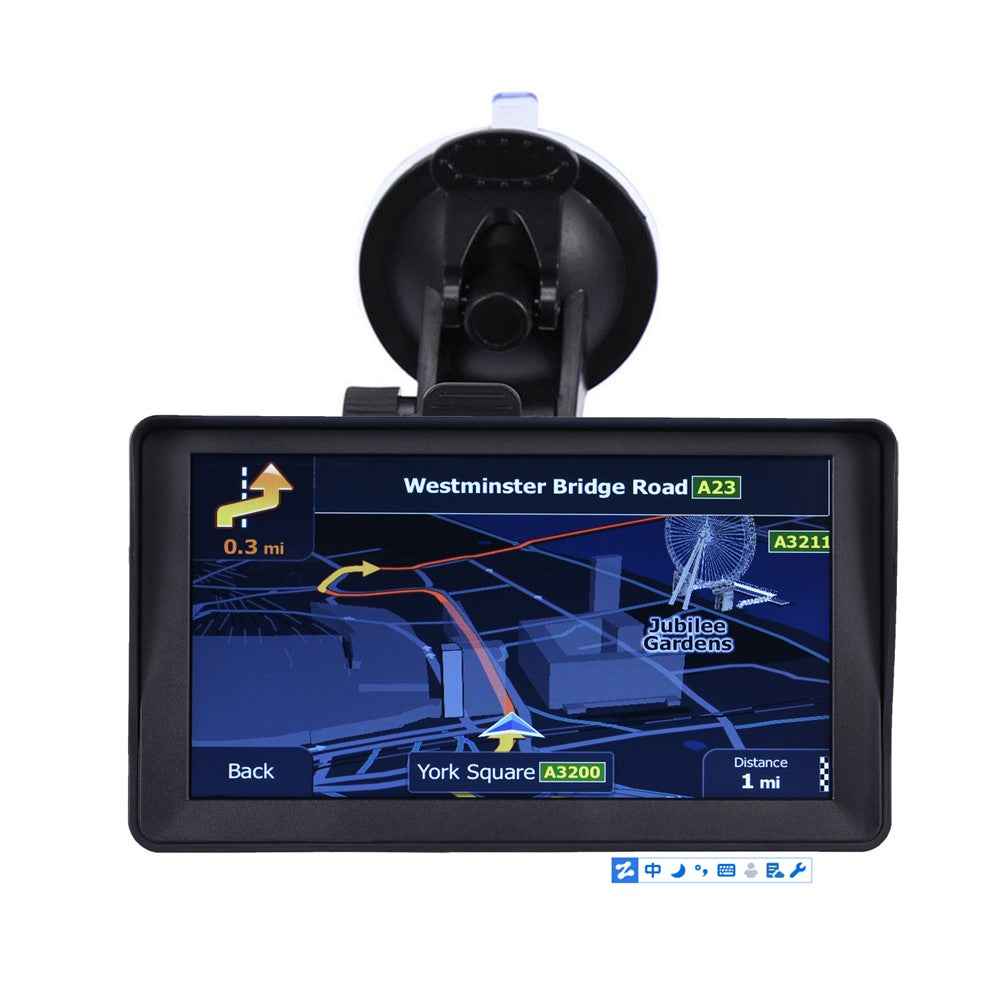 RH-G101 Car GPS Navigation 7 Inch Touch Screen GPS Navigator Truck Map GPS Navigator (128M+8G)