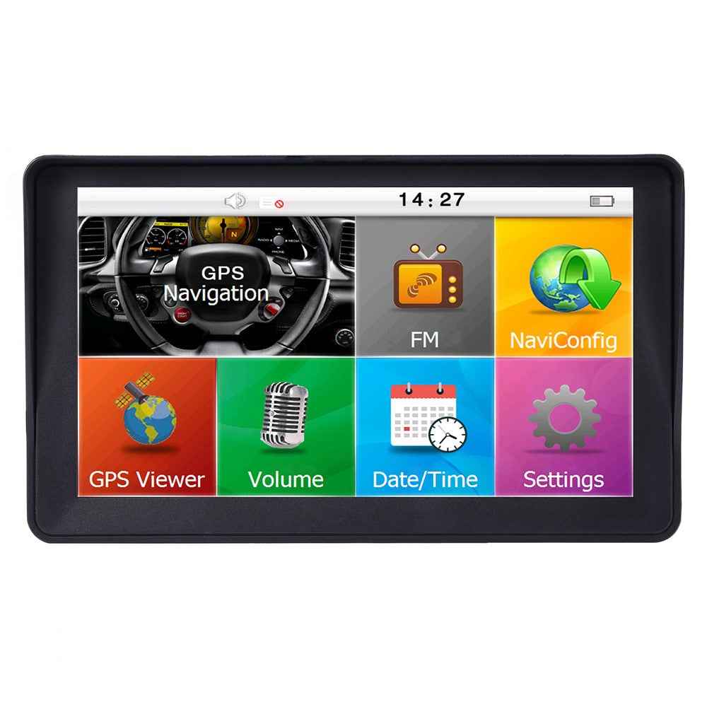 RH-G101 Car GPS Navigation 7 Inch Touch Screen GPS Navigator Truck Map GPS Navigator (128M+8G)