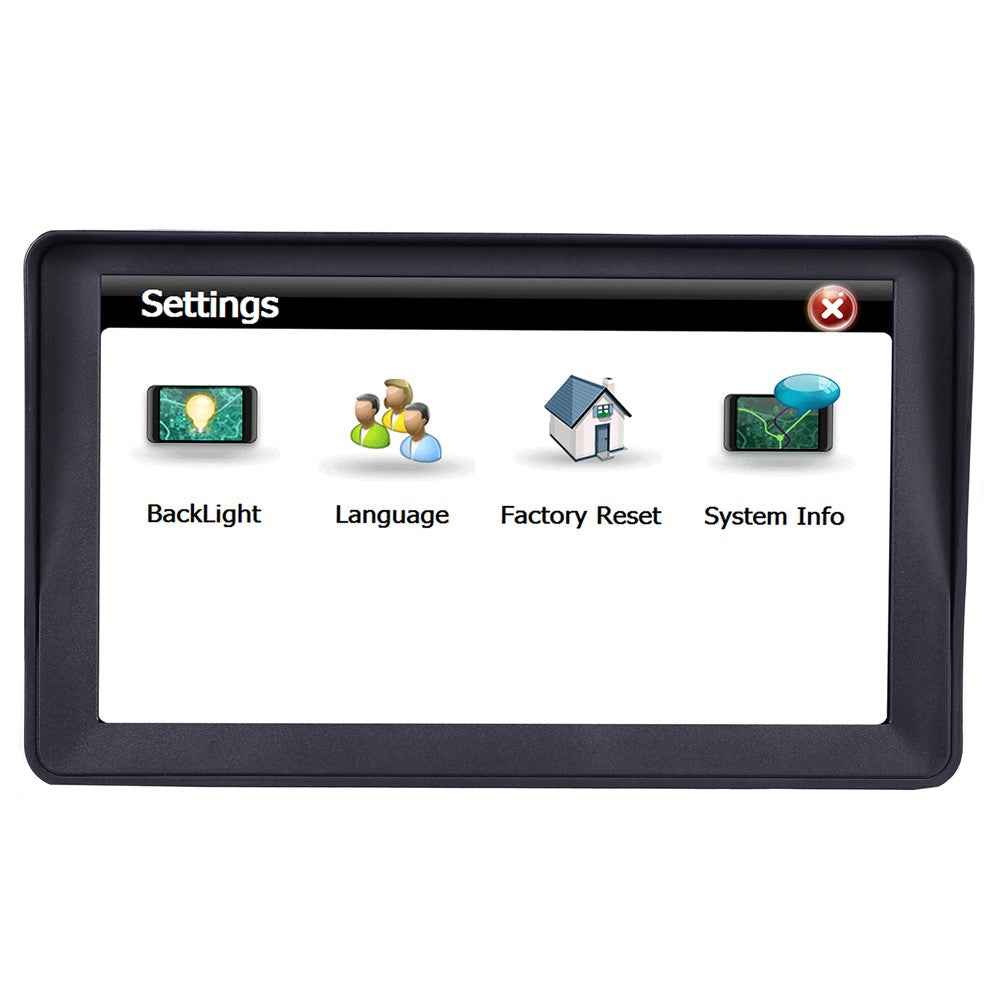RH-G101 Car GPS Navigation 7 Inch Touch Screen GPS Navigator Truck Map GPS Navigator (128M+8G)