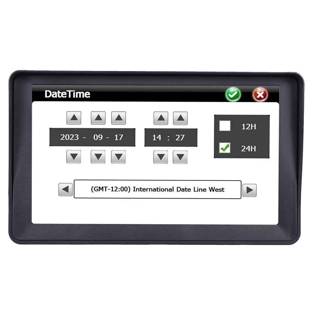 RH-G101 Car GPS Navigation 7 Inch Touch Screen GPS Navigator Truck Map GPS Navigator (128M+8G)