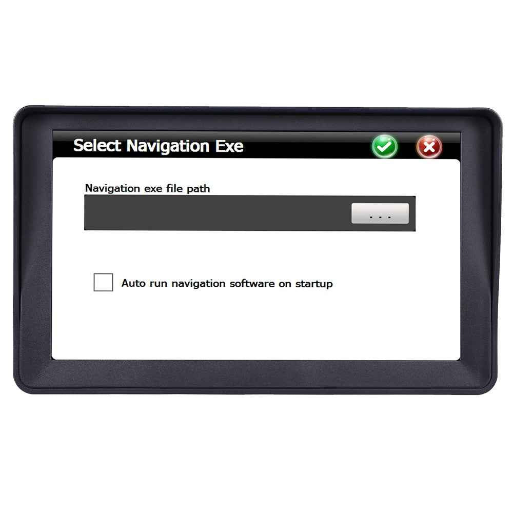 RH-G101 Car GPS Navigation 7 Inch Touch Screen GPS Navigator Truck Map GPS Navigator (128M+8G)