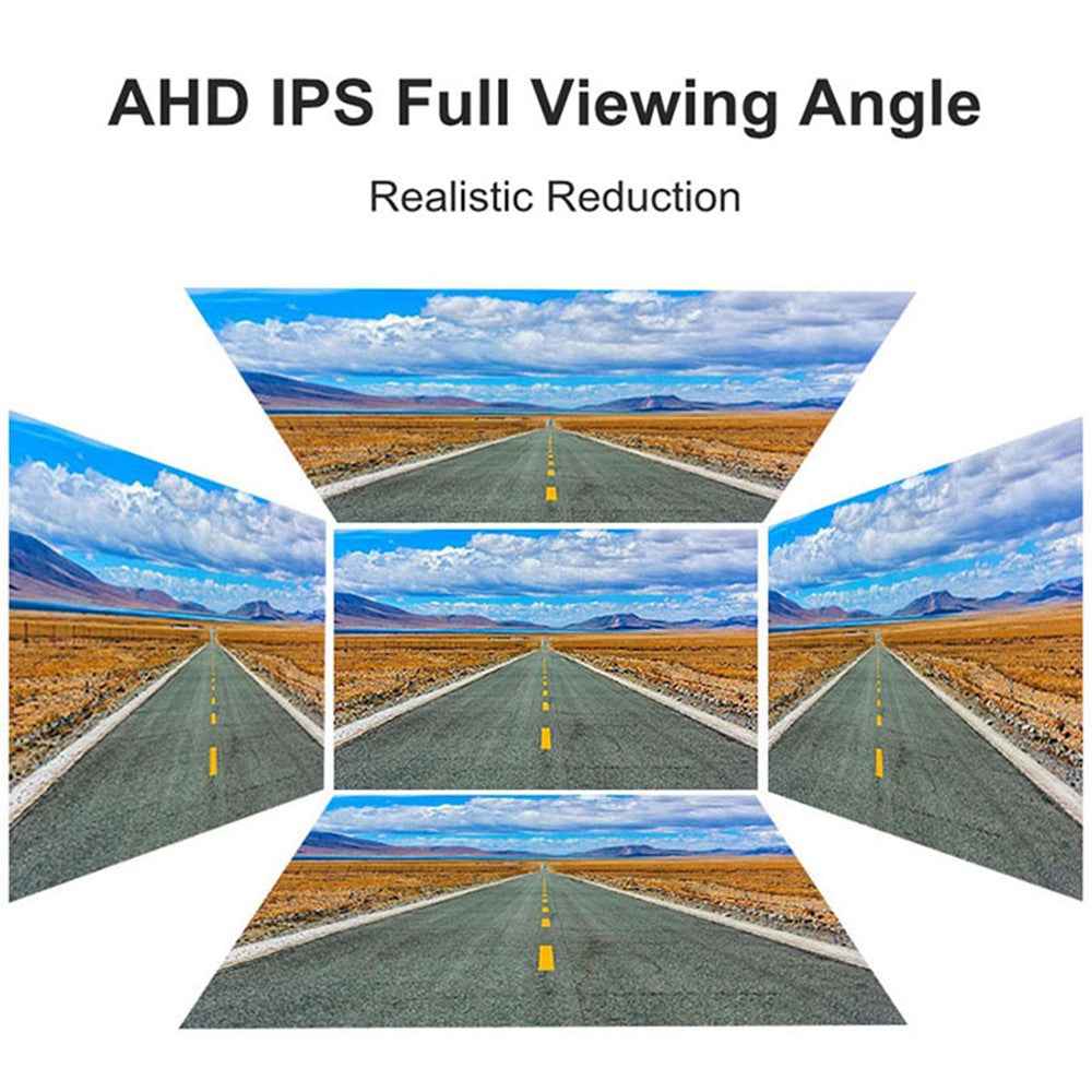 5" IPS AHD Screen Video Display Monitor Folding Rear View Camera Parking and Reverse System - AV Connector