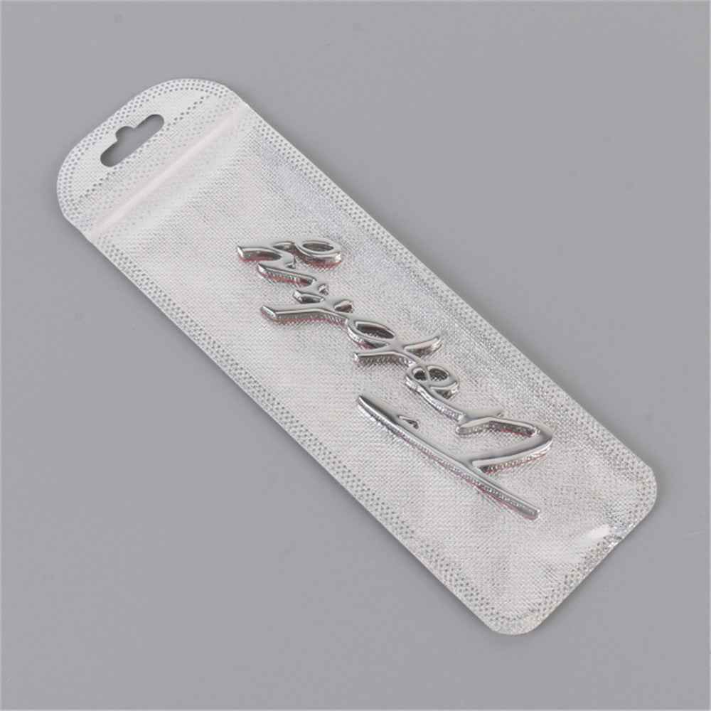 TROPHY Letter Aluminum Alloy Label Decor Self Adhesive Car Decal Sticker SUV Decoration - Gold