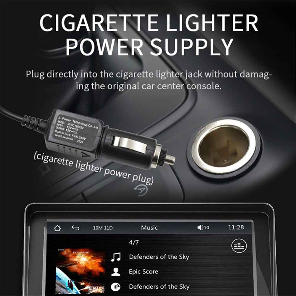 W505A 7.0-inch HD Touch Display Portable Car Player 2.4G / 5G Dual Frequency CarPlayer Support FM