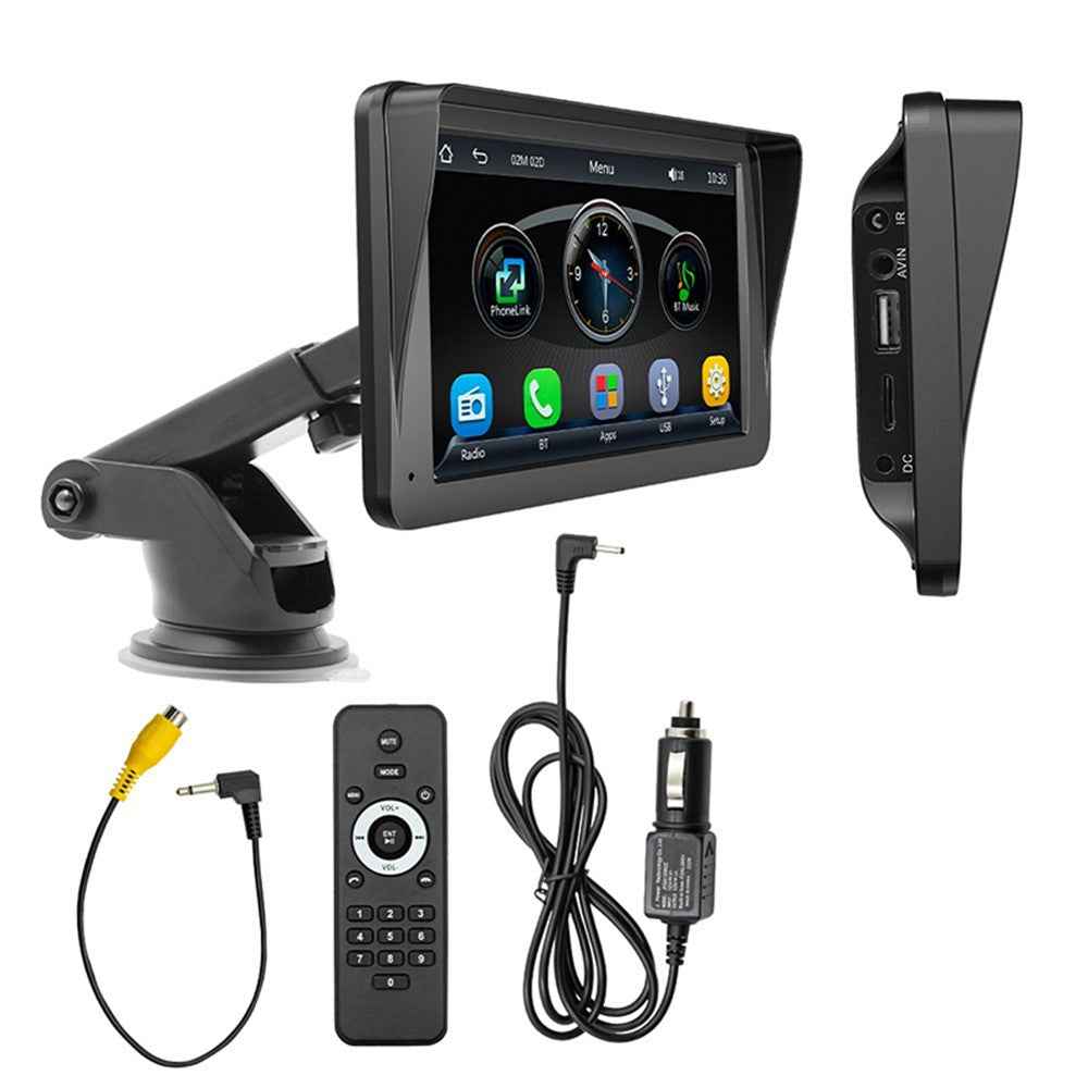 W505E 7.0-inch HD Touch Screen Portable Car Player with Remote 2.4G / 5G Dual Frequency FM CarPlayer