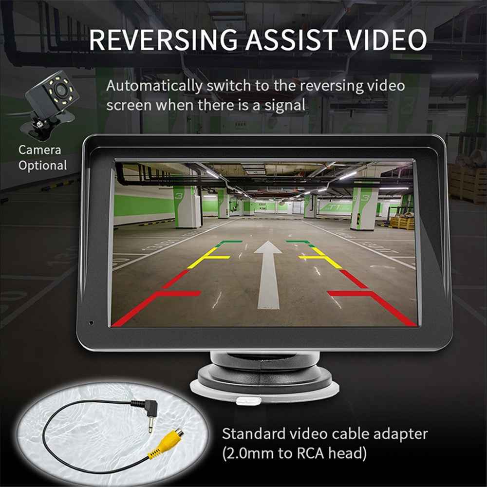 W505E 7.0-inch HD Touch Screen Portable Car Player with Remote 2.4G / 5G Dual Frequency FM CarPlayer