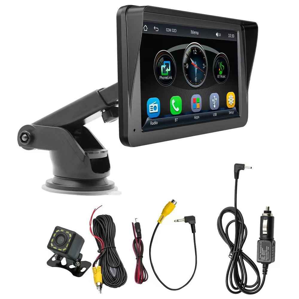 W505D 7.0" HD Touch Display Car Player with 12LED Camera 2.4G / 5G Dual Frequency FM Portable CarPlayer