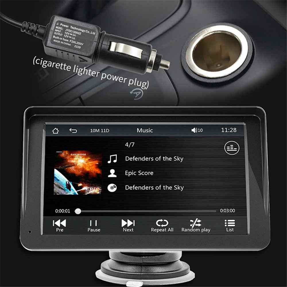 W505D 7.0" HD Touch Display Car Player with 12LED Camera 2.4G / 5G Dual Frequency FM Portable CarPlayer