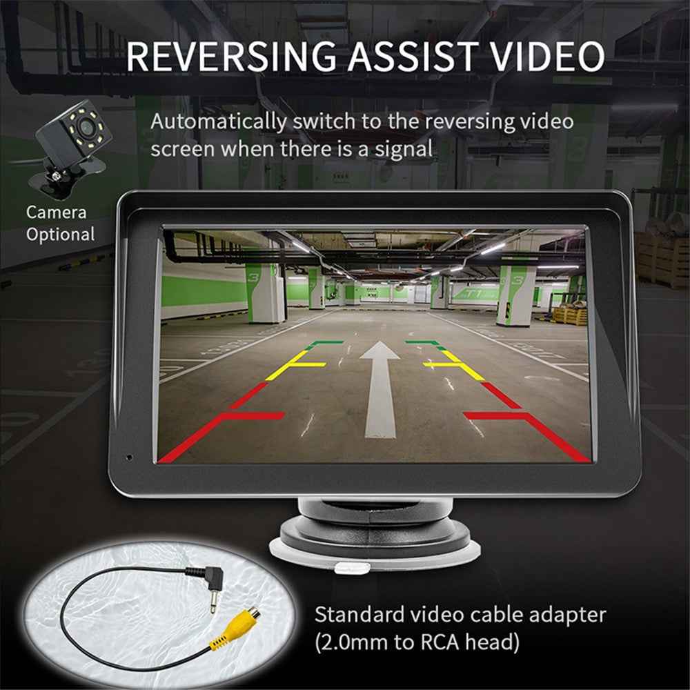 W505D 7.0" HD Touch Display Car Player with 12LED Camera 2.4G / 5G Dual Frequency FM Portable CarPlayer
