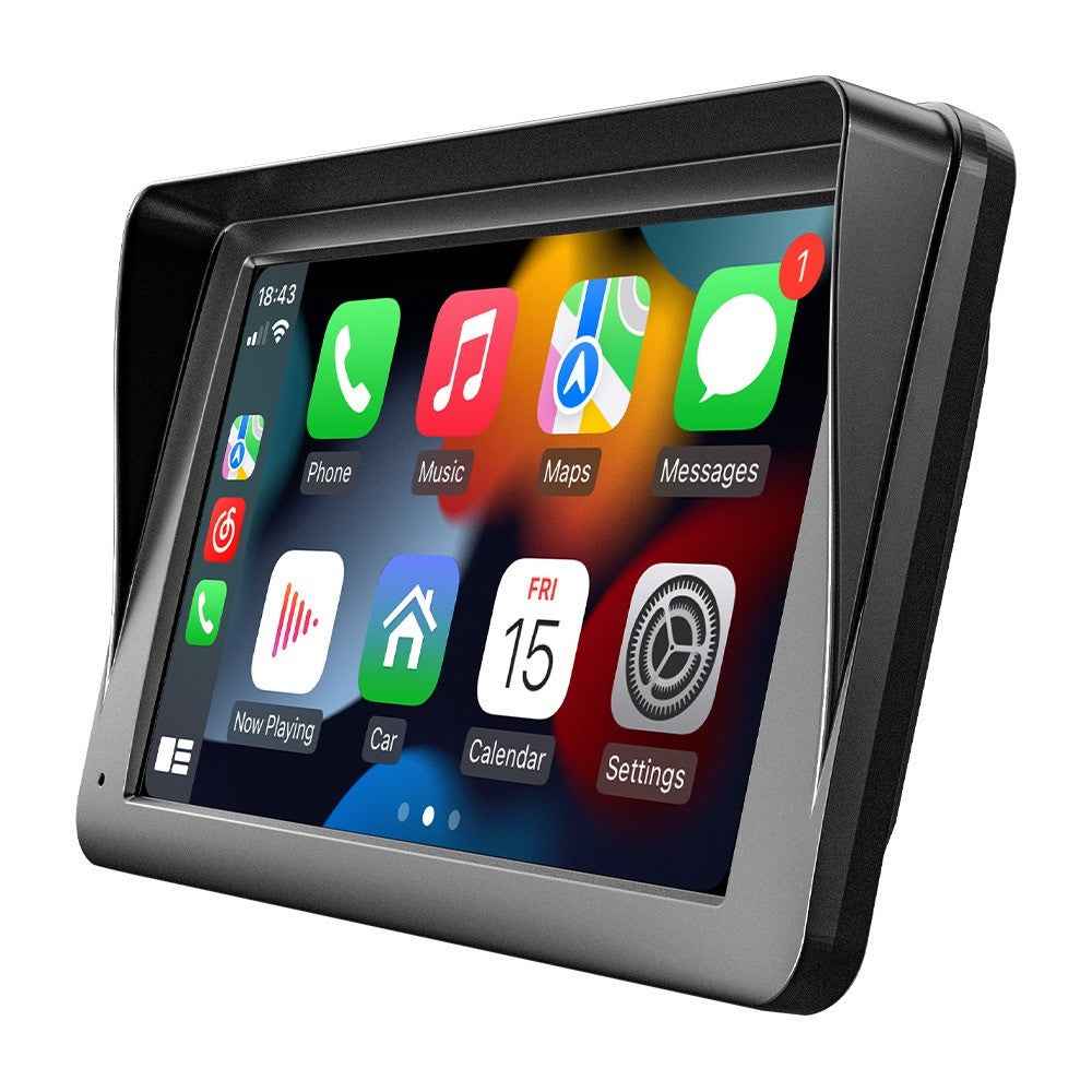W505F 7.0-inch HD Touch Screen FM Car Player with 4LED Camera 2.4G / 5G Dual Frequency Portable RC CarPlayer