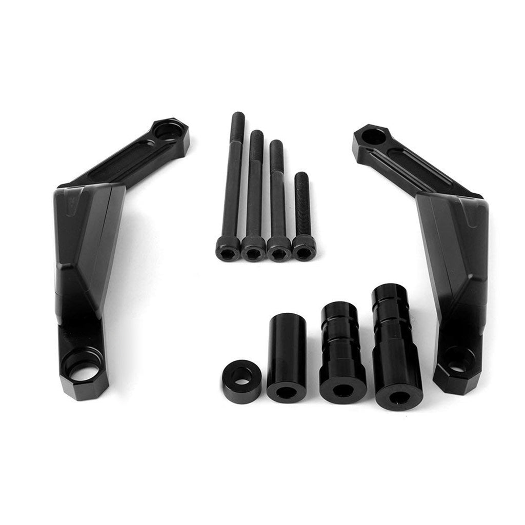 CNC Frame Sliders for Yamaha FZ 09 13-17 XSR900 16-17 FJ 09 15-17  Black