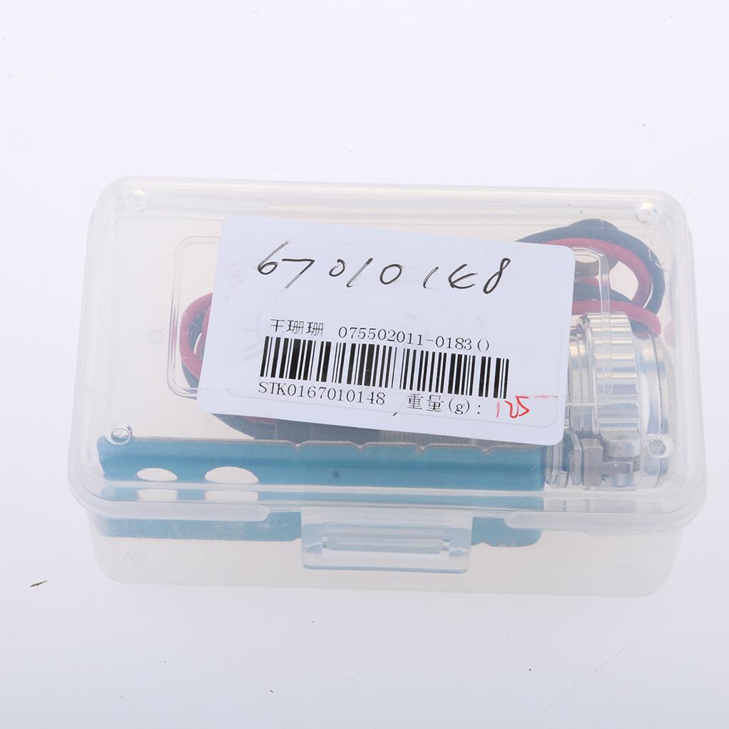 Motorcycle Car USB Power Supply Socket 1A with Clock Display Waterproof