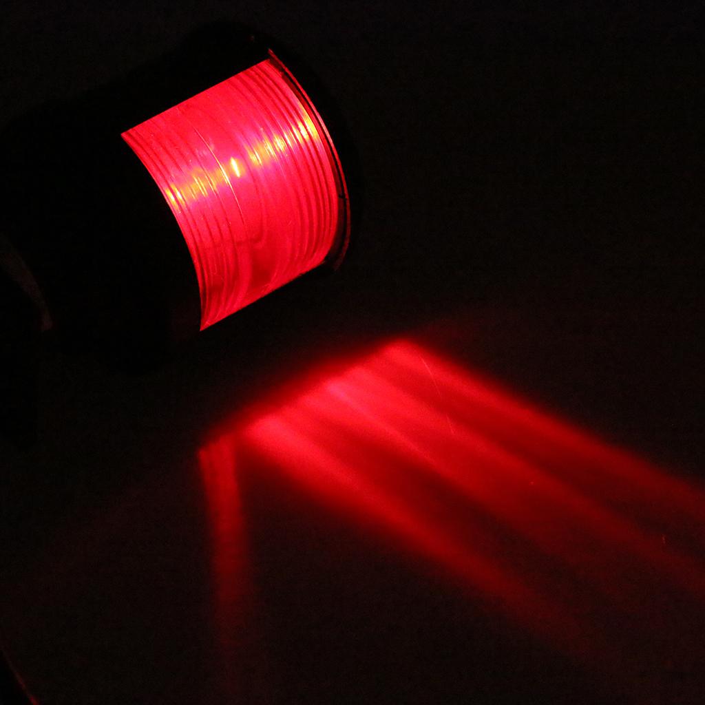 12V/24V Marine Boat Yacht LED Port Navigation Light Sailing Signal Red