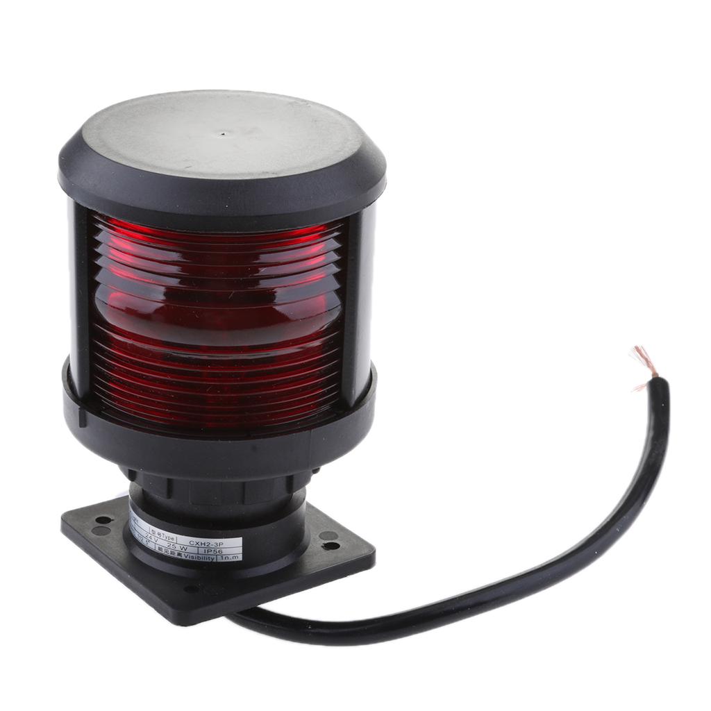 12V/24V Marine Boat Yacht LED Port Navigation Light Sailing Signal Red