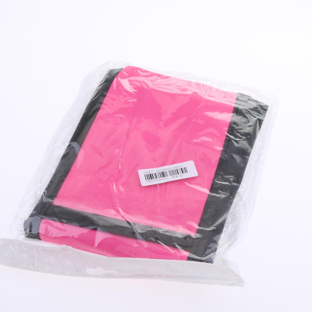 Universal Motorbike Anti-slip Breathable Seat Cover 828x465 mm  Pink Black