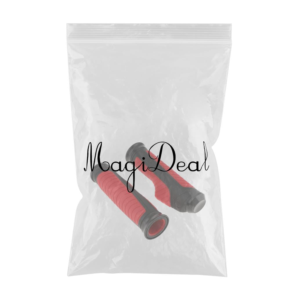 7/8'' 22mm Universal Motorcycle Handlebar Nonslip Hand Grips Red