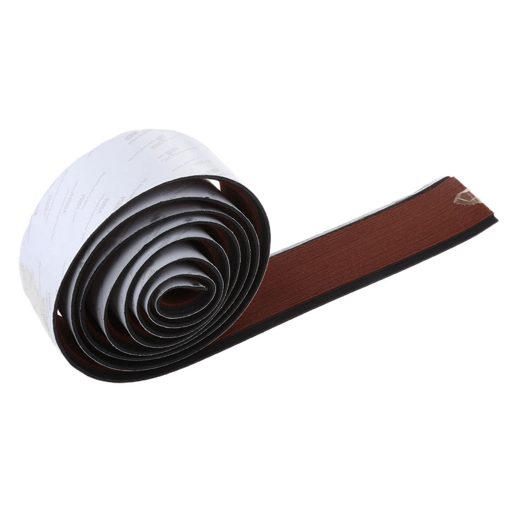 EVA Faux Teak Decking Sheet Marine Yacht Boat Tape Dark Brown Black Stripe