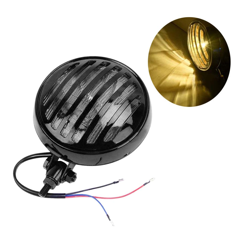 5.75" LED Motorcycle Retro Headlight LED Head Lamp for Harley Type 2