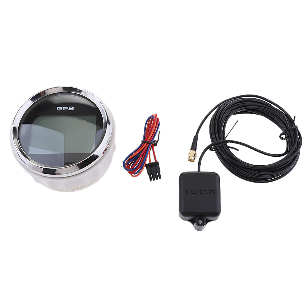 Waterproof 9-32V Digital GPS Speedometer Odometer Gauge for Car Marine