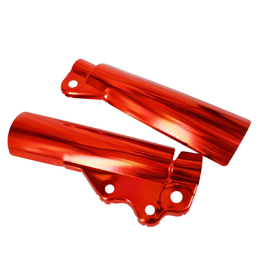 Front Fork Protector Shock Absorber Guard Dust Cover for Yamaha JOG Red