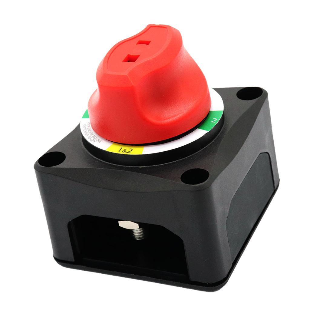 On/Off Battery Kill Switch Boat RV Boat Marine 200 Amp 4 Position w/ Afd