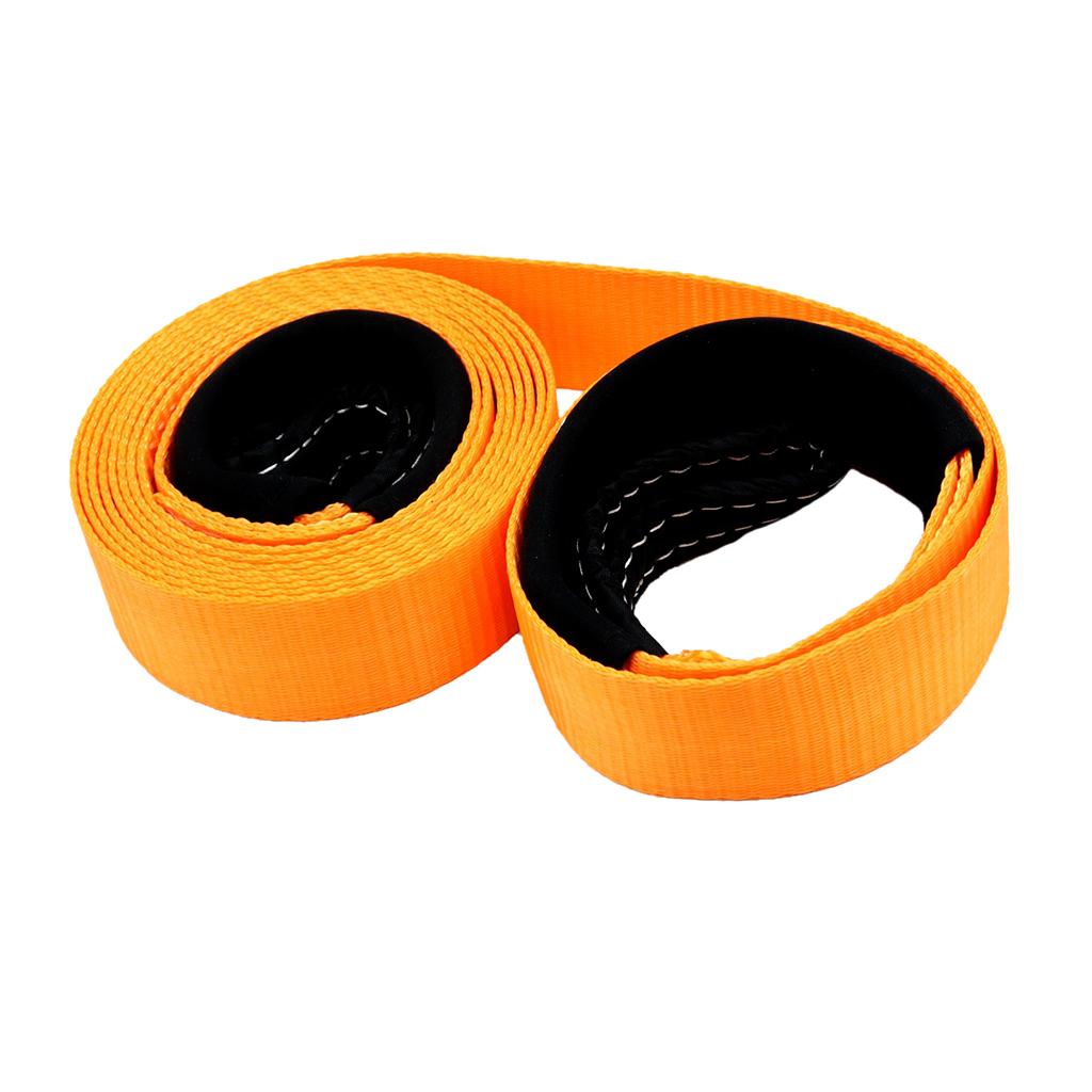 3 8T 9 Meters Heavy Duty Towing Strap Rope Polyester for Vehicle Relief"