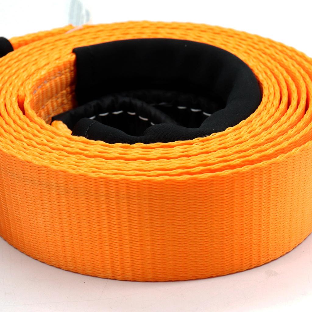 3 8T 9 Meters Heavy Duty Towing Strap Rope Polyester for Vehicle Relief"