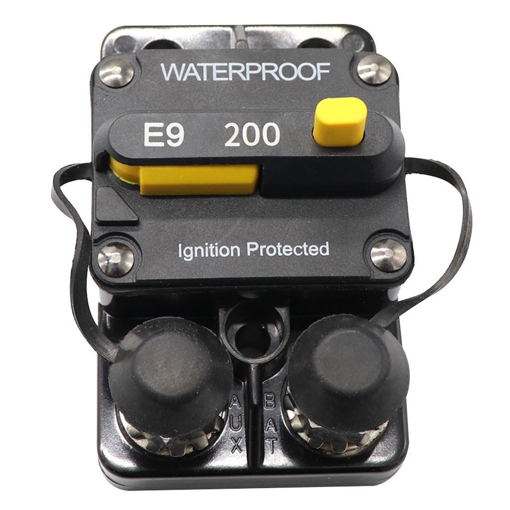 200A Circuit Breaker Switch for Manual Reset Waterproof for Marine Car