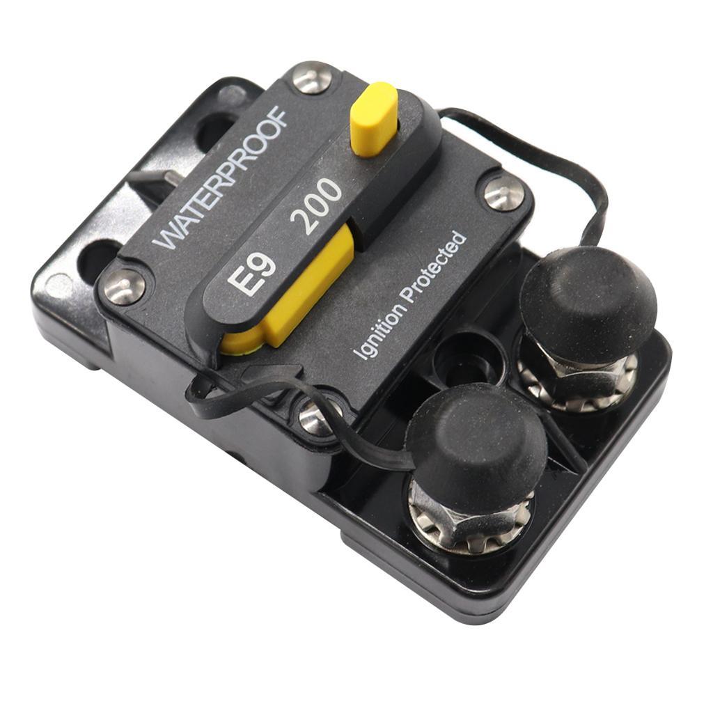 200A Circuit Breaker Switch for Manual Reset Waterproof for Marine Car