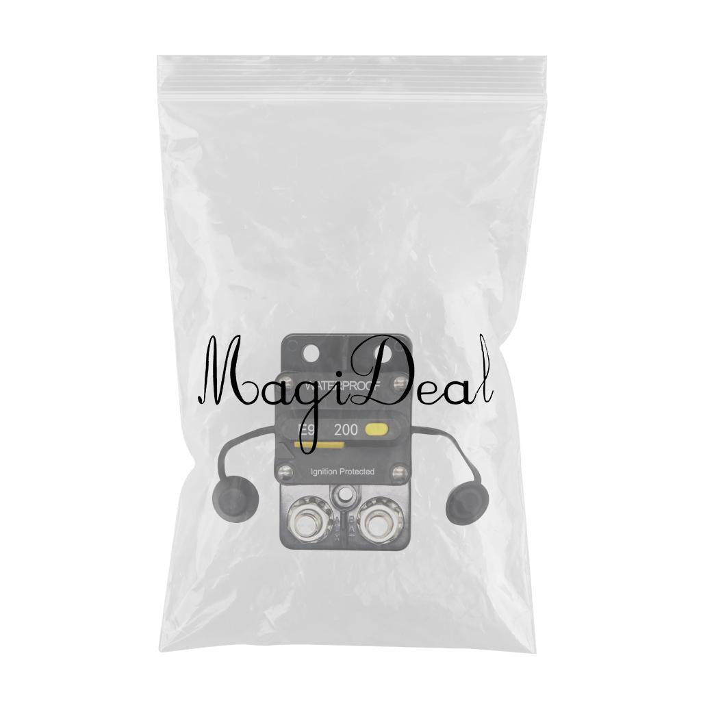 200A Circuit Breaker Switch for Manual Reset Waterproof for Marine Car