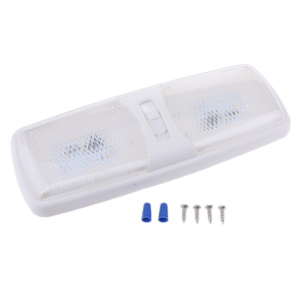LED Ceiling Light Interior Reading Lamp with Swith On/Off for Boat Car RV