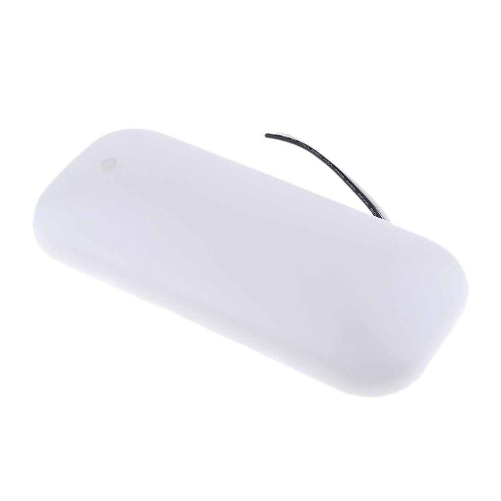 8'' LED RV Marine Yacht Vehicle Dome Roof Ceiling Interior Light Lamp with Switch 12V 3000K