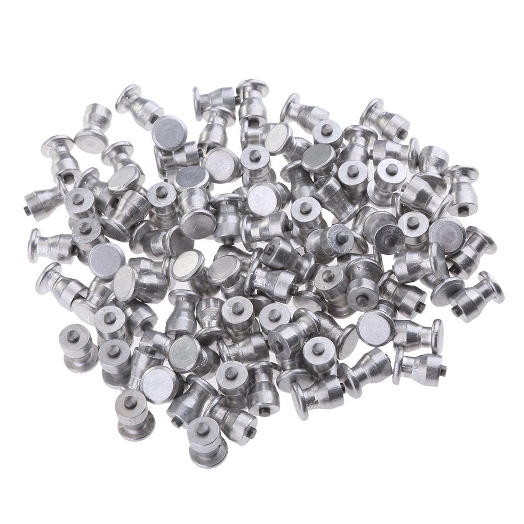 100pcs 10mm Universal Car Tires Anti-Slip Screw Stud Tyre Snow Spikes Studs