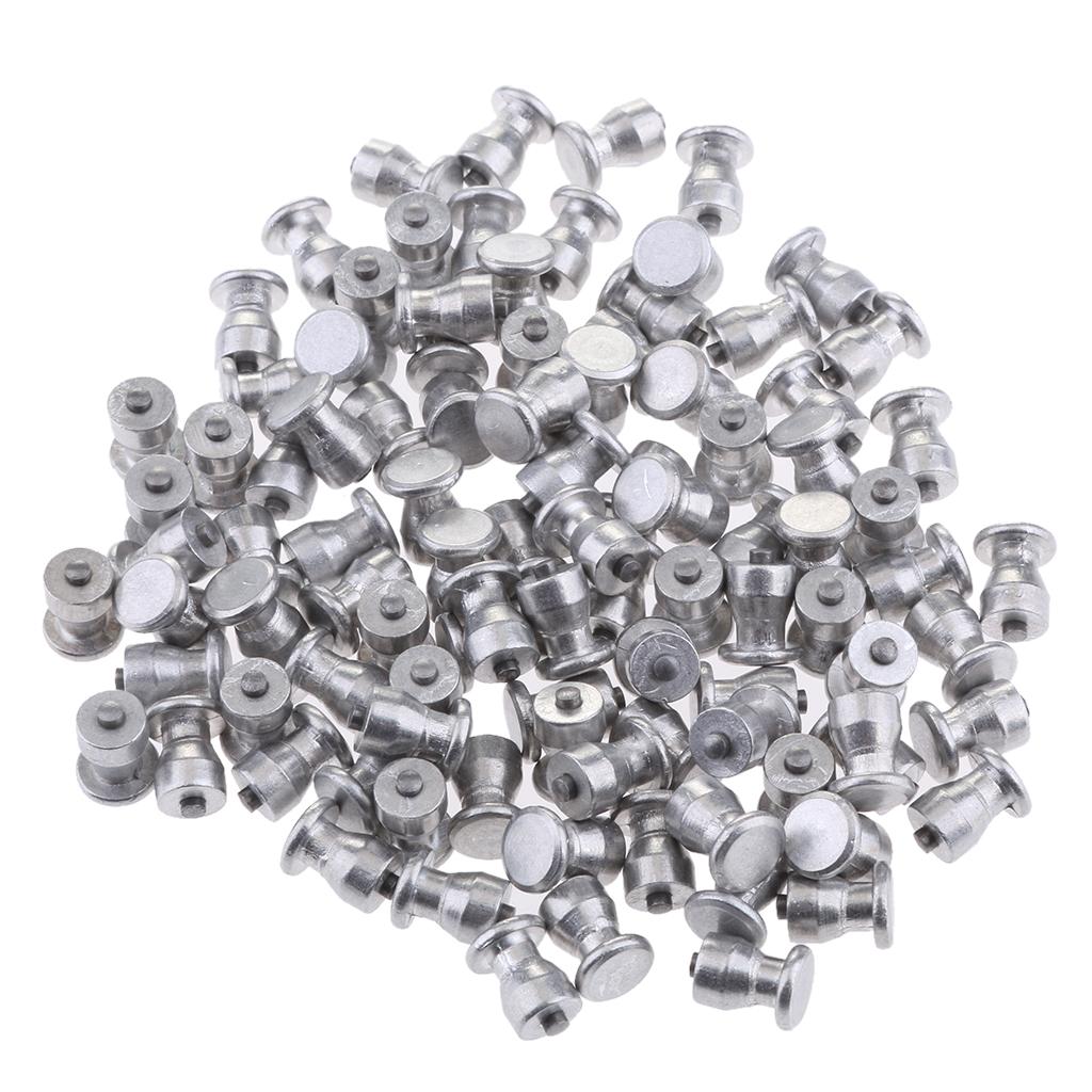 100pcs 10mm Universal Car Tires Anti-Slip Screw Stud Tyre Snow Spikes Studs
