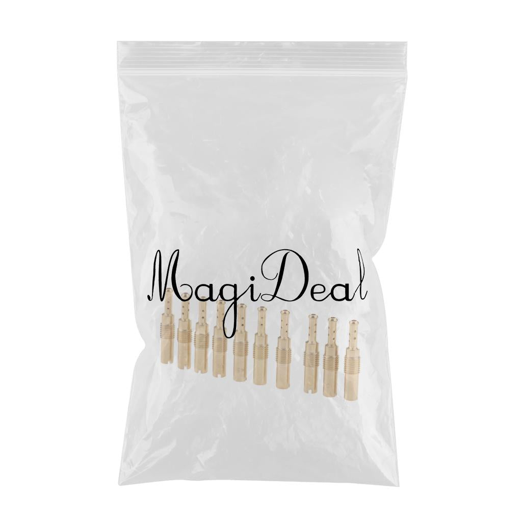 10x Slow/Pilot Jet Kit For PWK Keihin OKO CVK 32 35 38 40 42 45 48 50 52 55