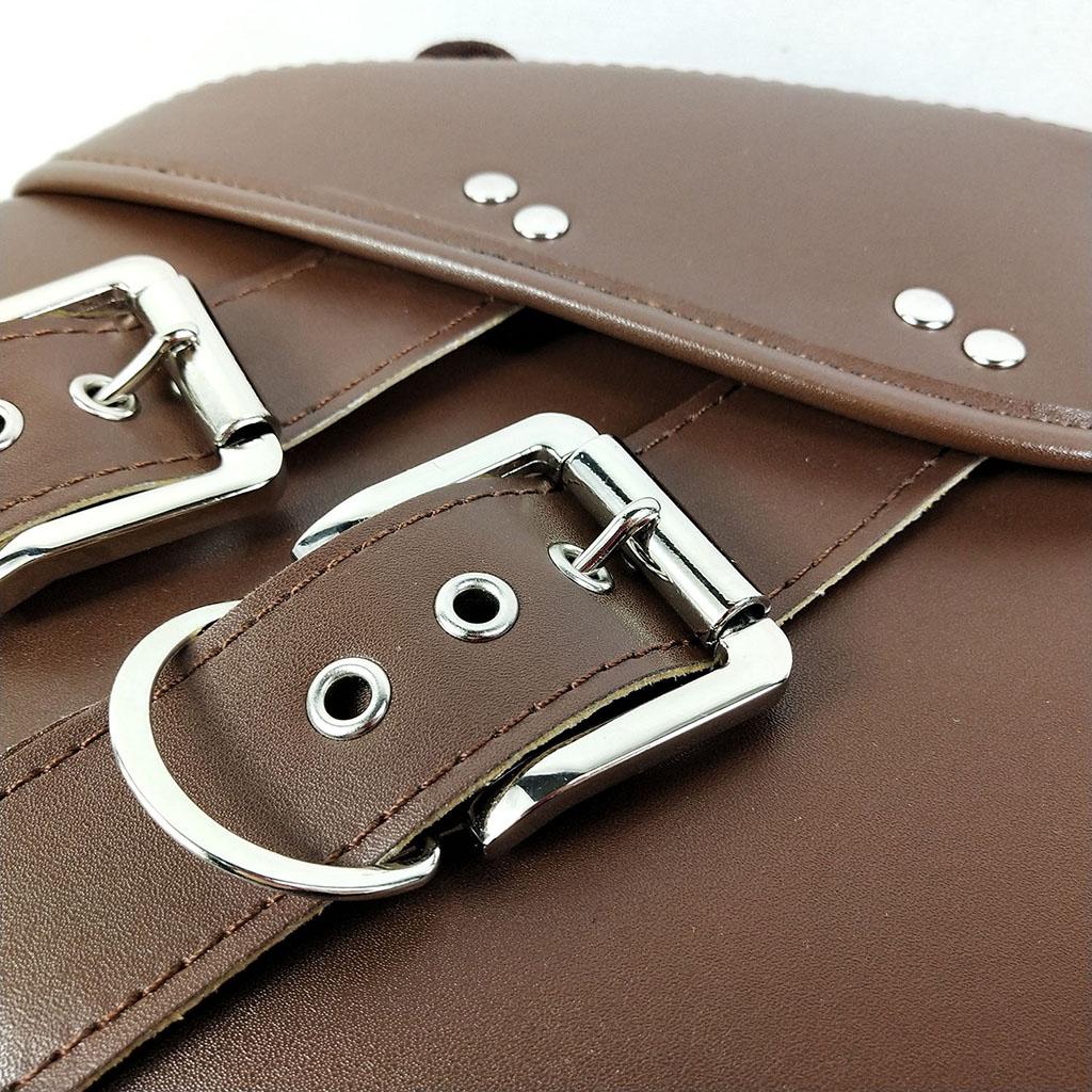Pair Motorcycle Saddle Bag Bike Side Storage Fork Tool Pouch Luggage Bags