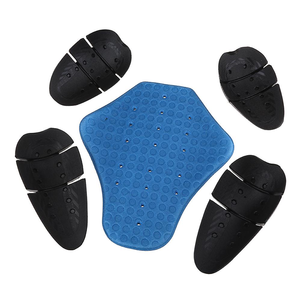 Motorcycle Riding Detachable Armor Shoulder & Knee & Back Protection Pads