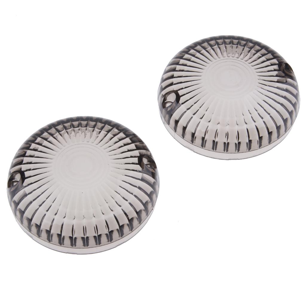 2Pcs Motorcycle Turn Signal Light Lens Cover for Yamaha V-Star 650